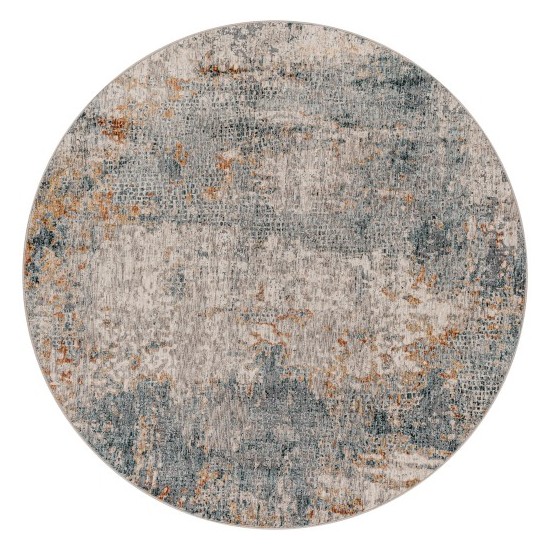 Surya Cardiff Rug 5'3" Round (Medium Gray)