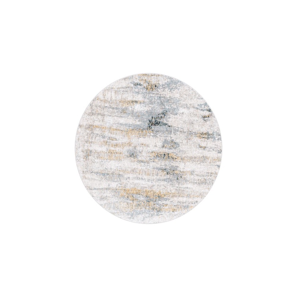 Surya Cardiff Medium Gray Rug 6'7" Round Surya Cardiff Medium Gray Rug 6'7" Round