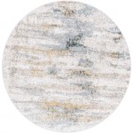 Surya Cardiff Medium Gray Rug 7'10" Round