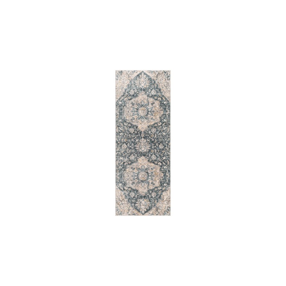 Surya Cardiff Rug 2'7" X 7'3" Deep Teal Surya Cardiff Rug 2'7" X 7'3" Deep Teal