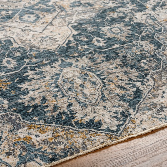Surya Cardiff Rug 2'7" X 7'3" Deep Teal