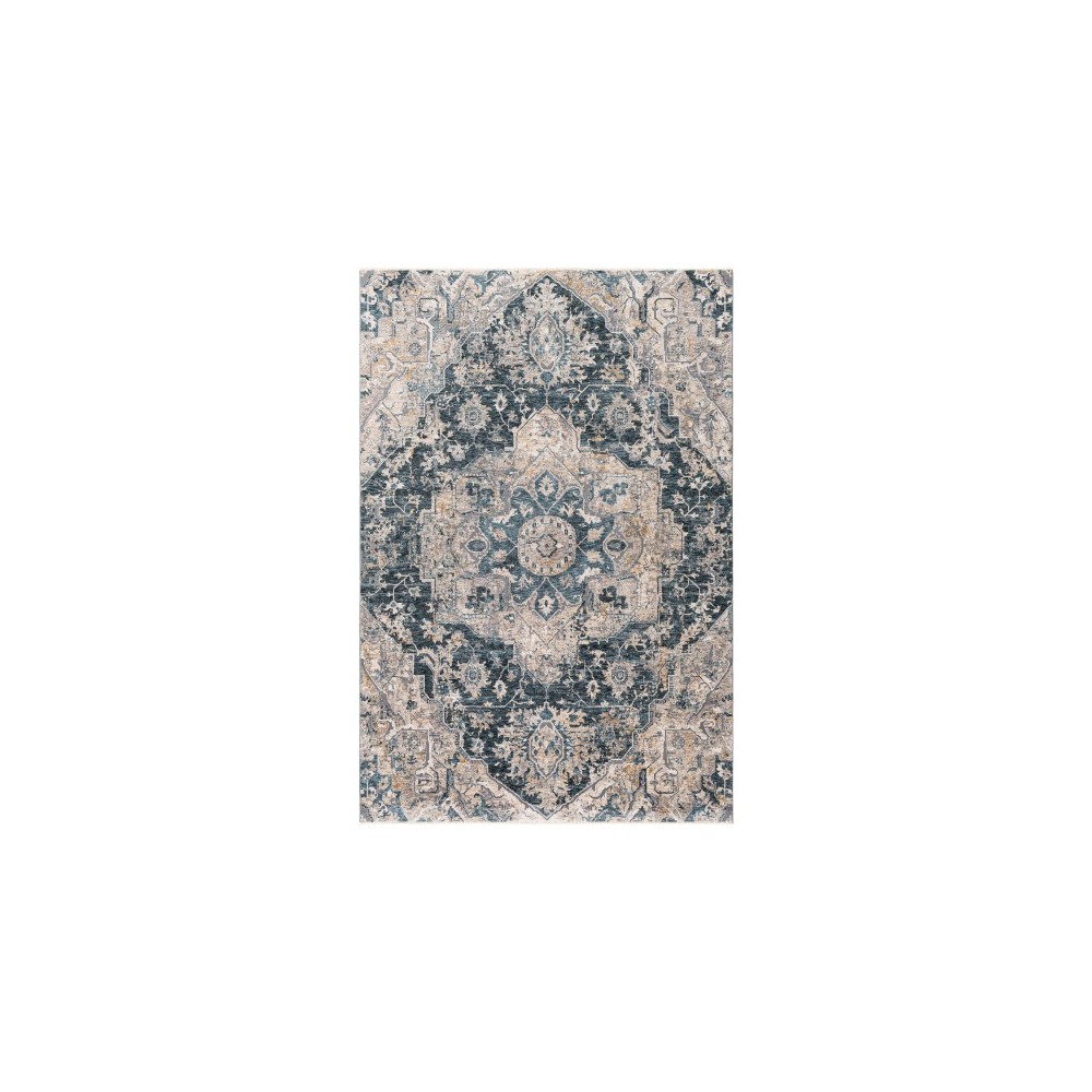 Surya Cardiff Rug 6'7" X 9'6" Deep Teal Surya Cardiff Rug 6'7" X 9'6" Deep Teal