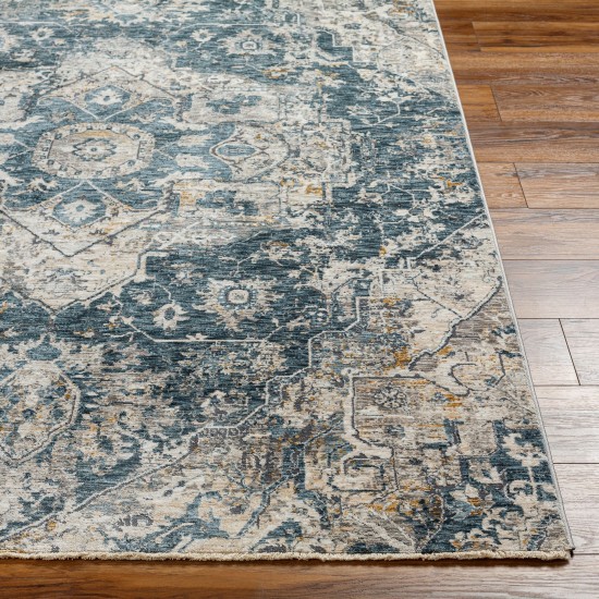 Surya Cardiff Rug 6'7" Round Deep Teal