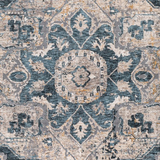 Surya Cardiff Rug 6'7" Round Deep Teal