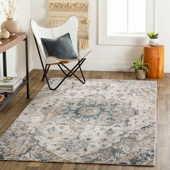 Surya Cardiff Deep Teal Rug 2'7" X 4'