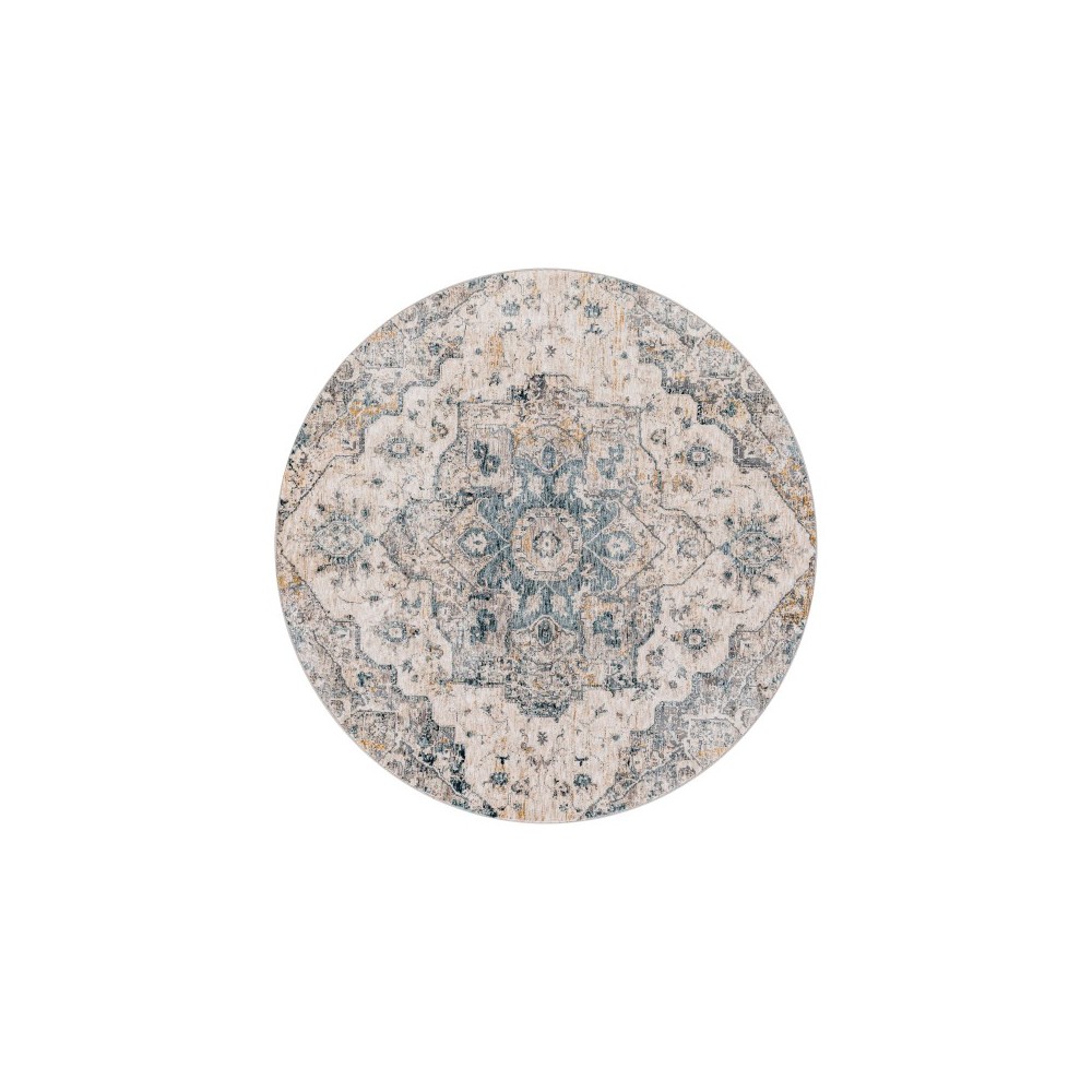 Surya Cardiff Deep Teal Rug 7'10" Round