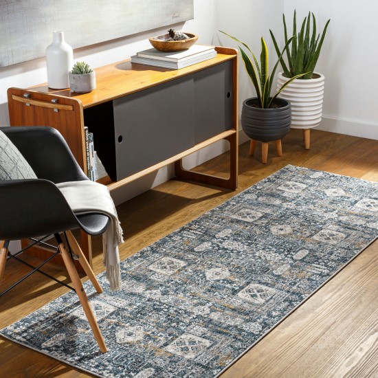 Surya Cardiff Blue Rug 2'7" X 10'