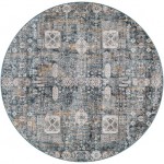 Surya Cardiff Blue Rug 5'3" Round