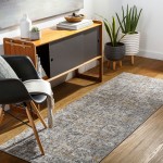 Surya Cardiff Charcoal Rug 2'7" X 7'3"