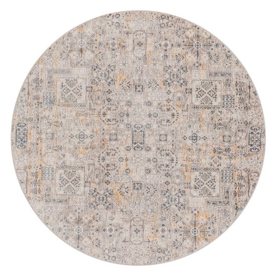 Surya Cardiff Charcoal Rug 5'3" Round