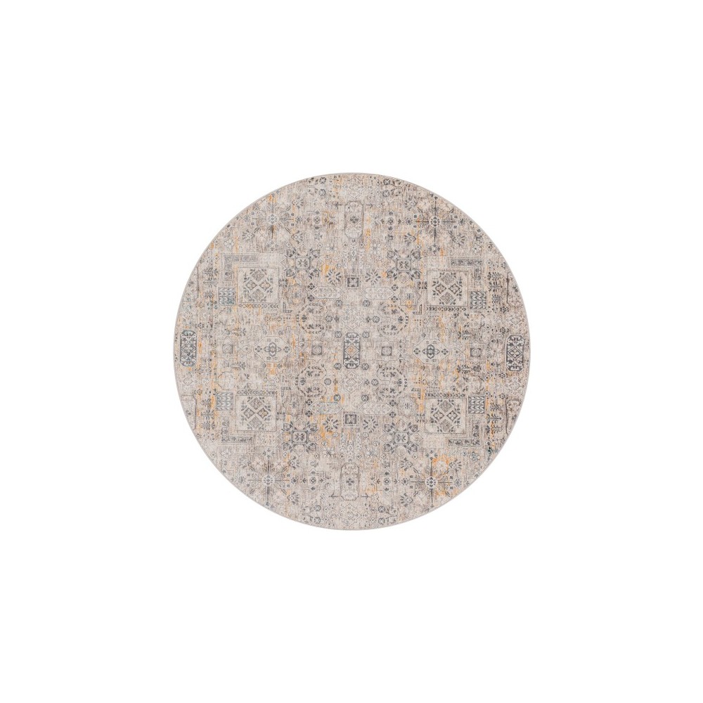 Surya Cardiff Charcoal Rug 5'3" Round Surya Cardiff Charcoal Rug 5'3" Round