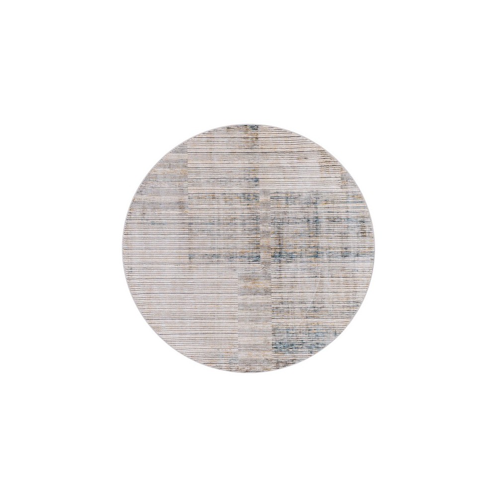 Surya Cardiff Light Beige Rug 5'3" Round