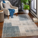 Surya Cardiff Teal Rug 2' X 3'