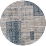 Surya Cardiff Teal Rug 5'3" Round