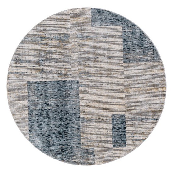 Surya Cardiff Teal Rug 5'3" Round