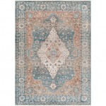 Surya Carlisle Dark Blue Rug 7'10" Round
