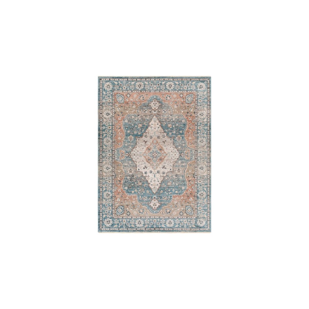 Surya Carlisle Dark Blue Rug 7'10" Round Surya Carlisle Dark Blue Rug 7'10" Round