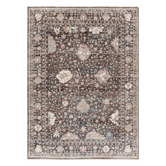 Surya Carlisle Dark Brown Rug 2'11" X 10'