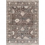 Surya Carlisle Dark Brown Rug 5'3" X 7'9"