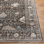 Surya Carlisle Dark Brown Rug 5'3" X 7'9"