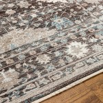 Surya Carlisle Dark Brown Rug 5'3" X 7'9"