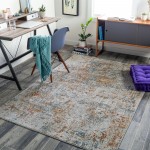 Surya Carmel Rug 10' X 14' (Taupe & Blue)