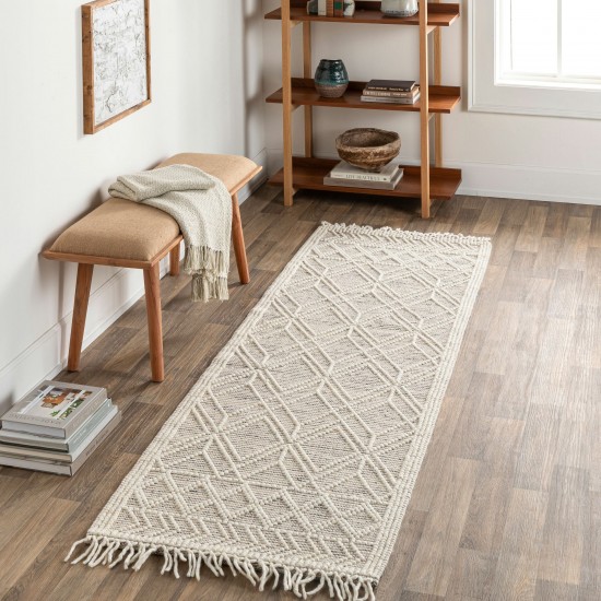 Surya Casa Decampo Ivory Rug 2'6" X 10'