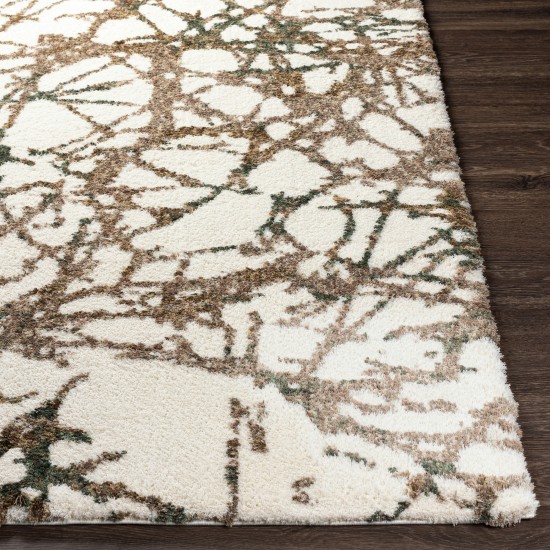Surya Celestial Shag Deep Teal Rug 2' X 3'