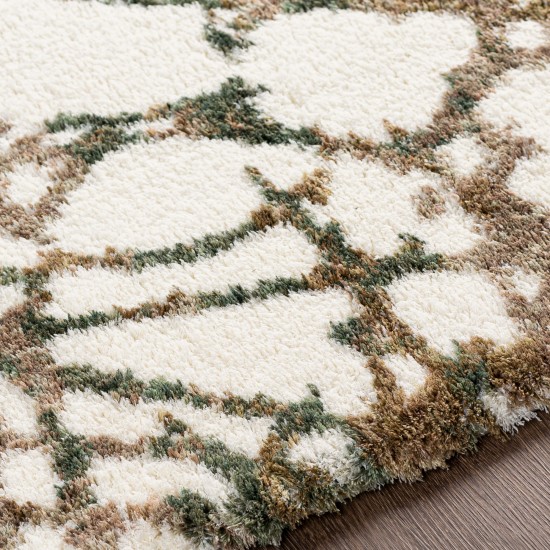 Surya Celestial Shag Deep Teal Rug 2' X 3'