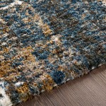 Surya Celestial Shag Rug 6'7" X 9' Light Blue