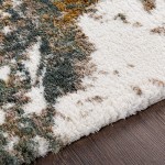 Surya Celestial Shag Cream Rug 6'7" X 9'