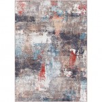 Surya Daytona Beach Rug 6'7" X 9' (Teal & Brick Red)