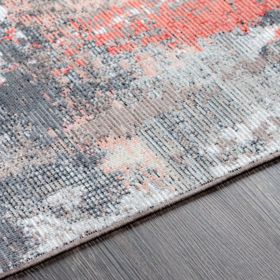 Surya Daytona Beach Rug 6'7" X 9' (Teal & Brick Red)