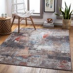 Surya Daytona Beach Rug 8'10" X 12' (Teal & Brick Red)