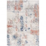 Surya Daytona Beach Rug 6'7" X 9' (Brick Red & Teal)