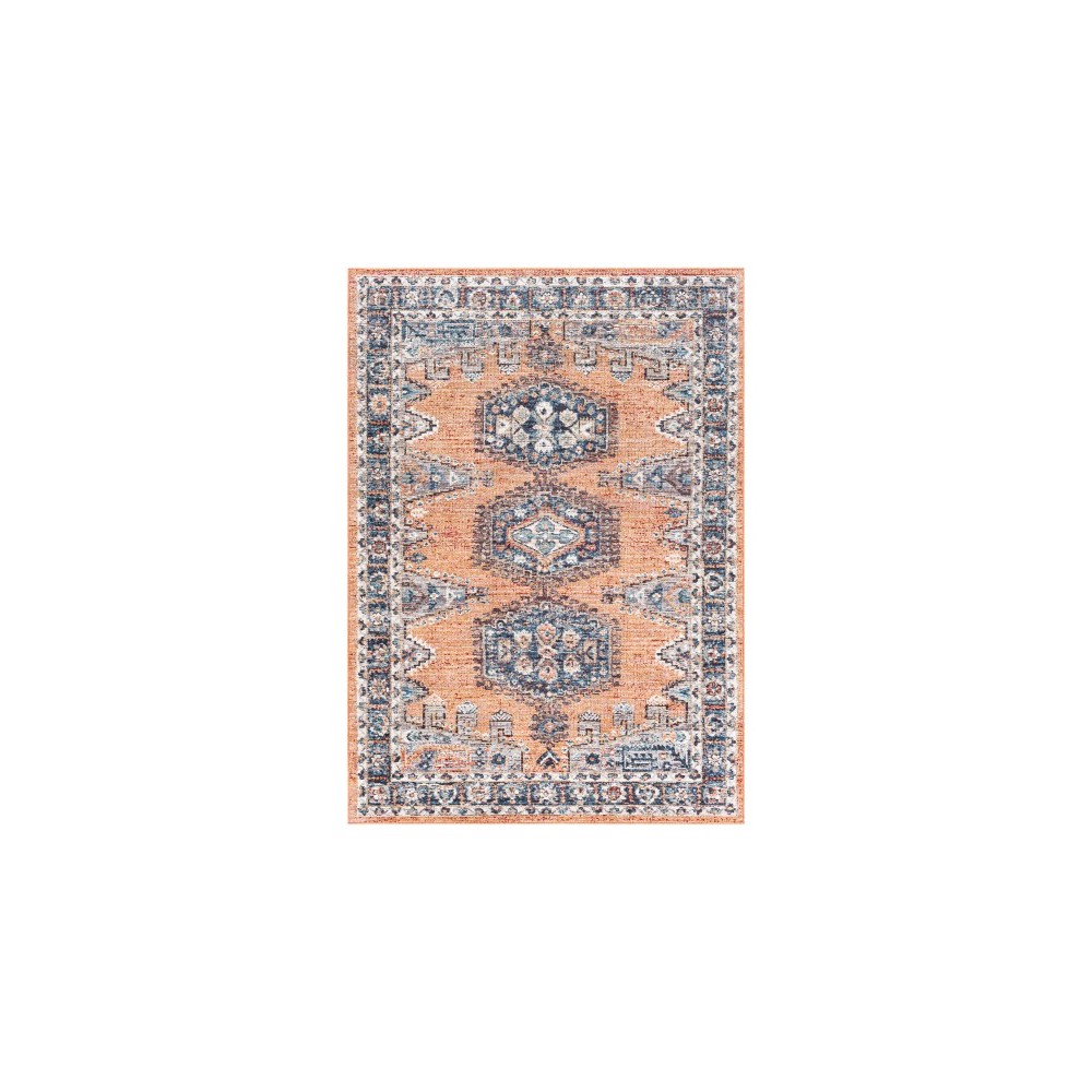 Surya Daytona Beach Rug 5'3" X 7' (Brick Red & Red) Surya Daytona Beach Rug 5'3" X 7' (Brick Red & Red)