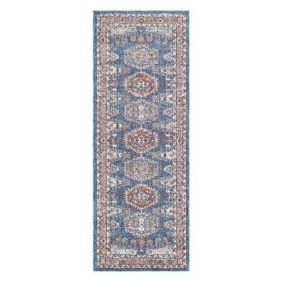 Surya Daytona Beach Blue Rug 2'7" X 7'3"