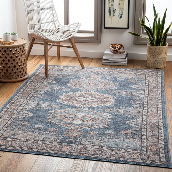 Surya Daytona Beach Blue Rug 5'3" X 7'