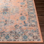 Surya Daytona Beach Rug 2'7" X 7'3" (Brick Red & Blue)