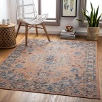 Surya Daytona Beach Rug 6'7" X 9' (Brick Red & Blue)