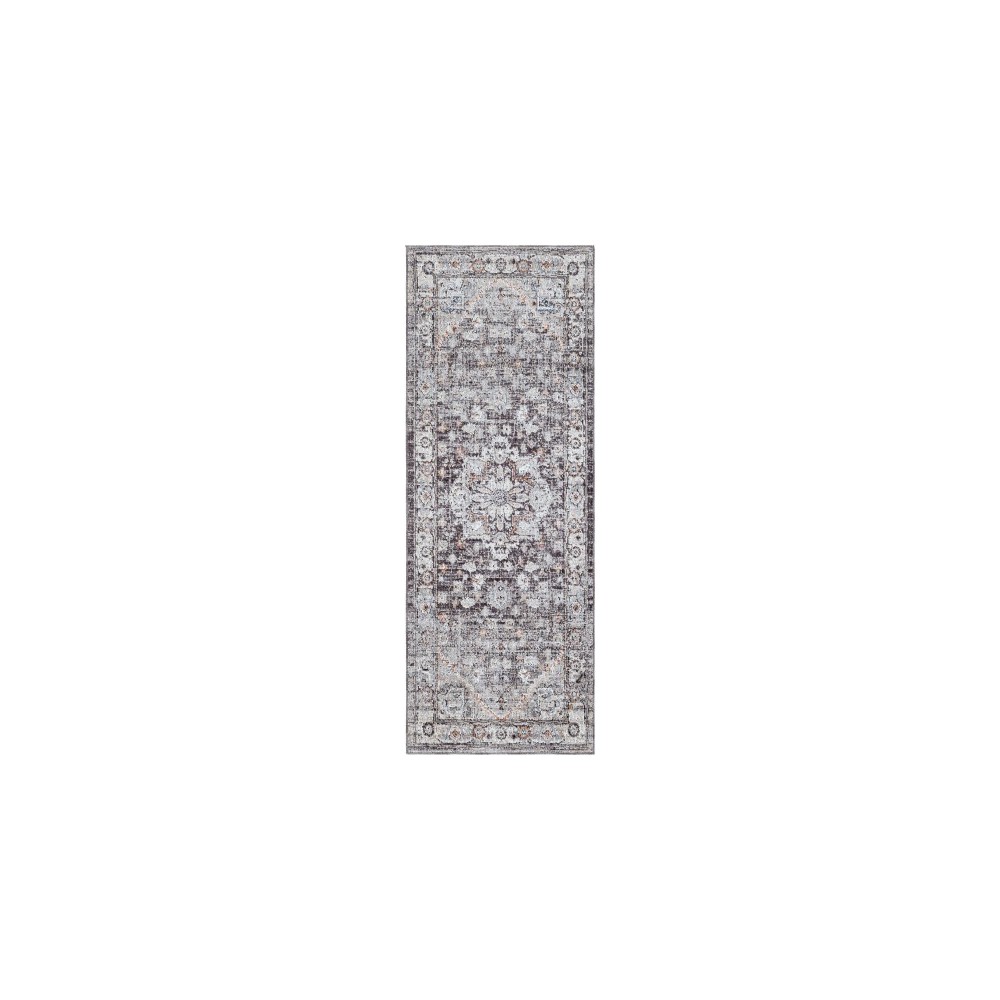 Surya Daytona Beach Rug 2'7" X 7'3" (Light Gray & Black)