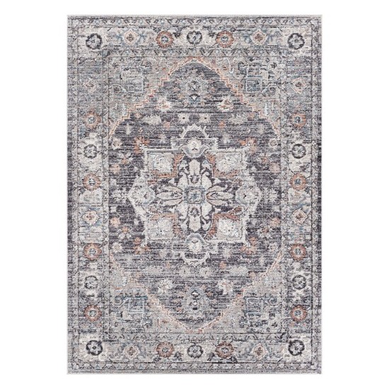 Surya Daytona Beach Rug 6'7" X 9' (Light Gray & Black)