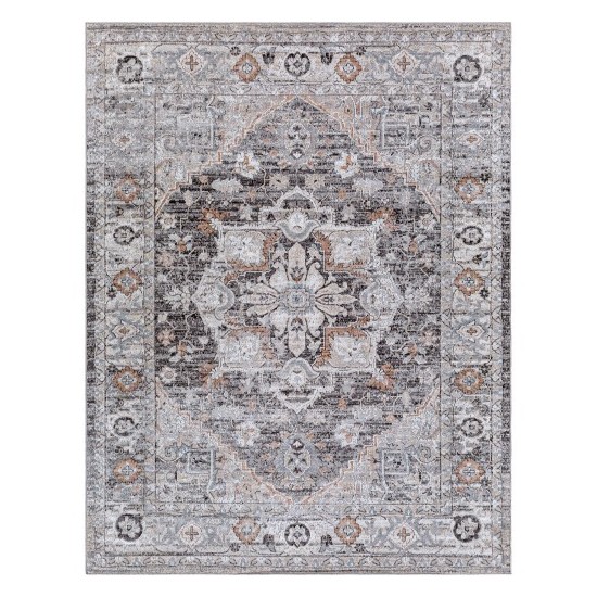 Surya Daytona Beach Rug 7'10" X 10' (Light Gray & Black)