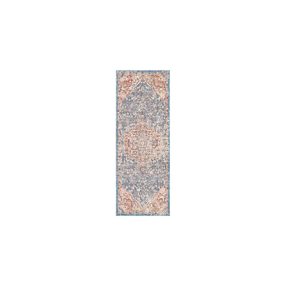 Surya Daytona Beach Teal Rug 2'7" X 7'3"