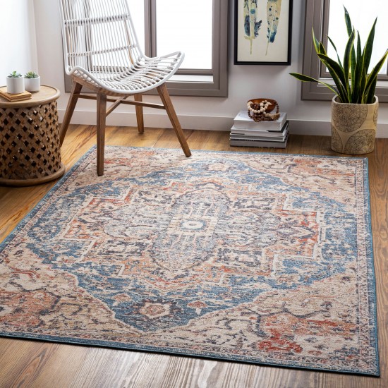 Surya Daytona Beach Teal Rug 5'3" X 7'