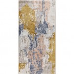 Surya Delight Rug 6'7" X 9'6" (Mustard & Dark Blue)