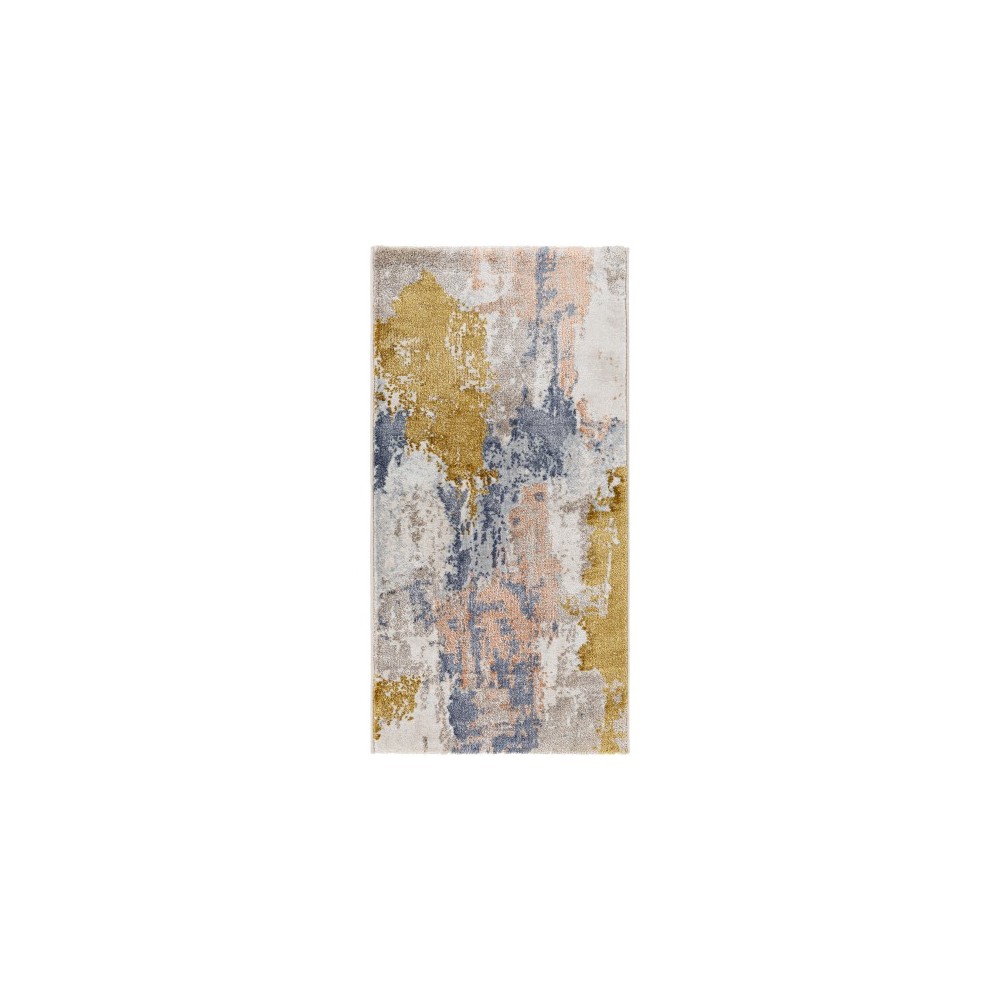 Surya Delight Rug 6'7" X 9'6" (Mustard & Dark Blue)