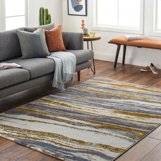 Surya Delight Light Gray Rug 2' X 3'11"