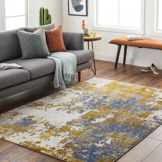 Surya Delight Mustard Rug 2' X 3'11"