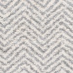 Surya Deluxe Shag Rug 2' X 3' - Medium Gray, Off-White